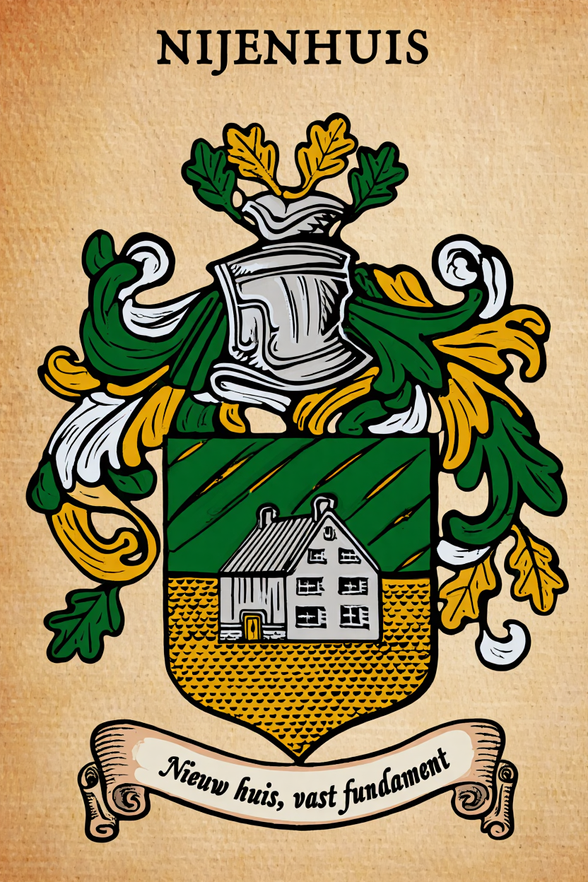 Familiewapen van de achternaam NIJENHUIS