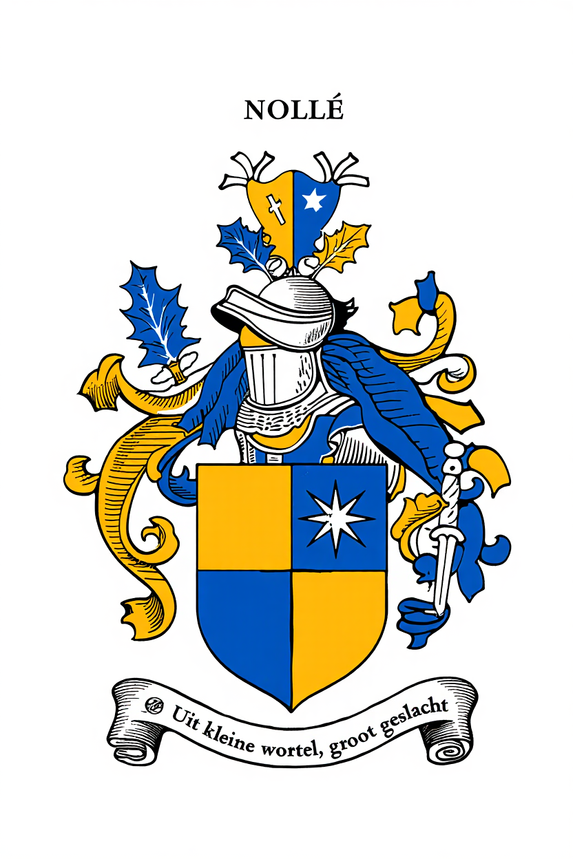 Familiewapen van de achternaam NOLLÉ