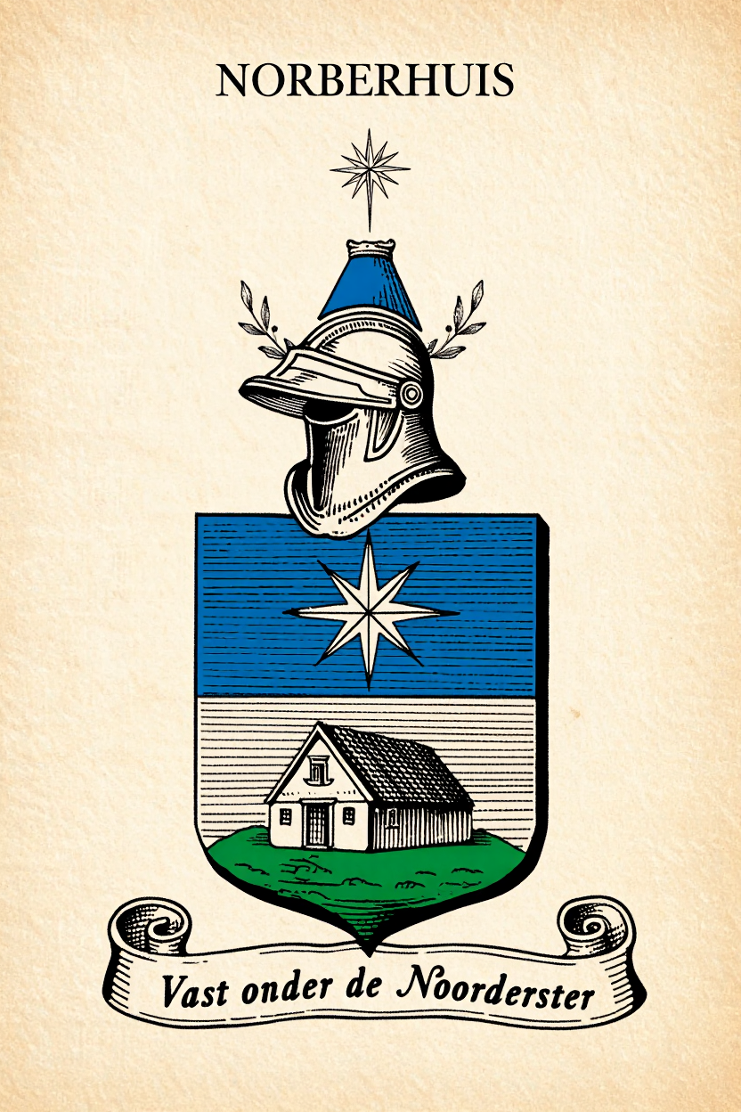 Familiewapen van de achternaam NORBERHUIS (vergrendeld)