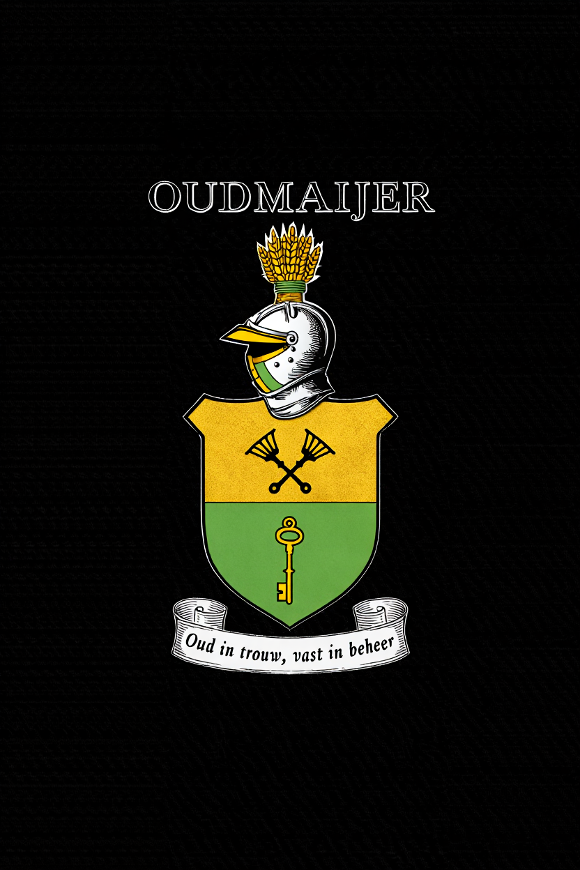 Familiewapen van de achternaam OUDMAIJER (vergrendeld)