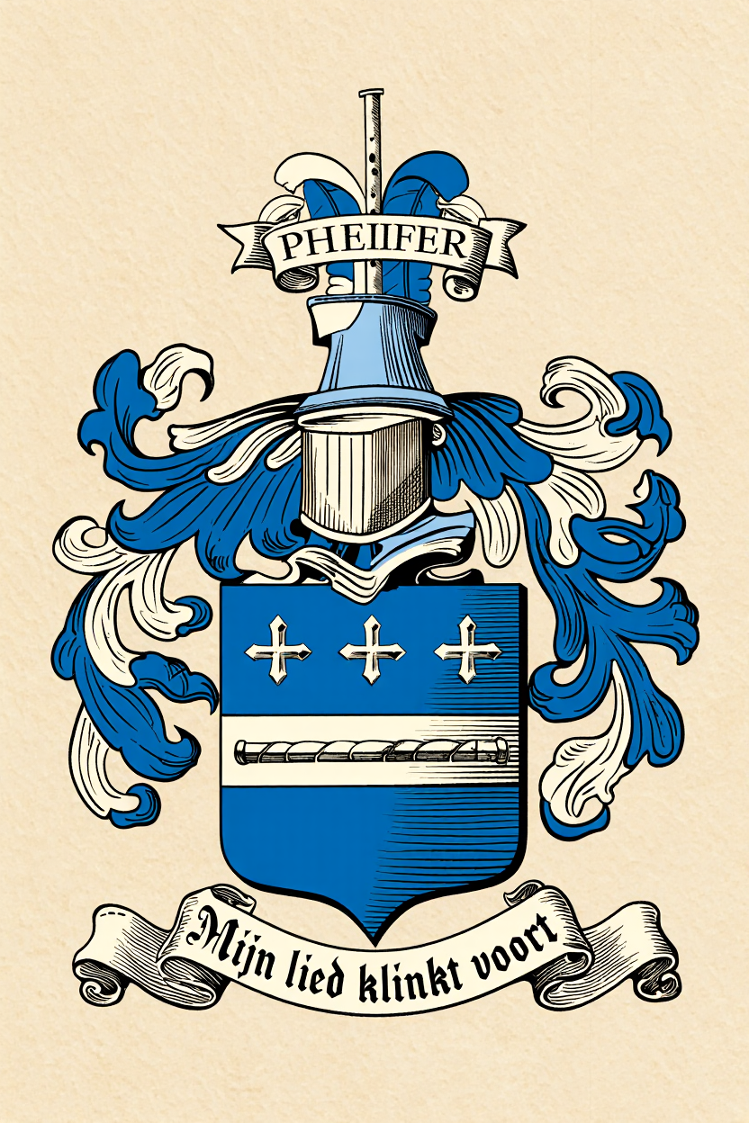 Familiewapen van de achternaam PHEIFER (vergrendeld)
