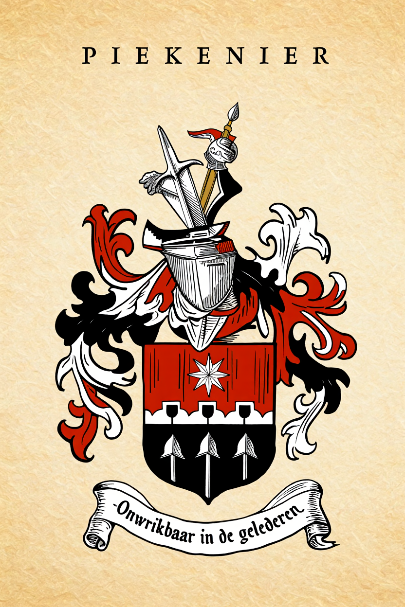 Familiewapen van de achternaam PIEKENIER