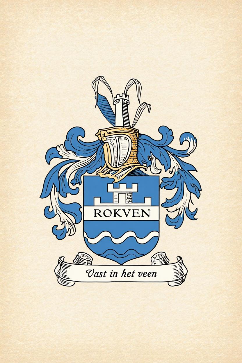 Familiewapen van de achternaam ROKVEN