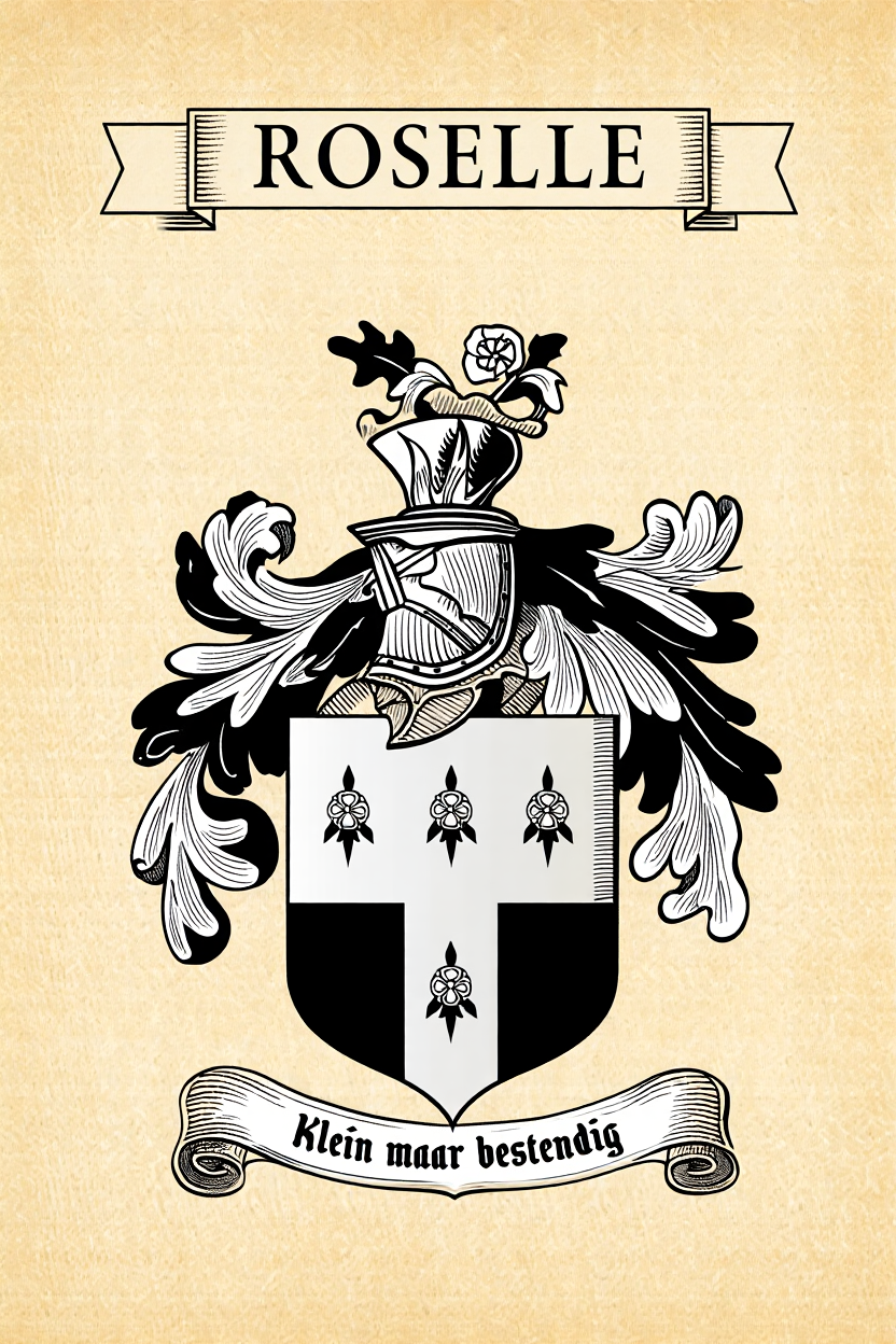 Familiewapen van de achternaam ROSELLE