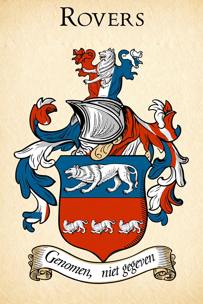Familiewapen van de achternaam ROVERS