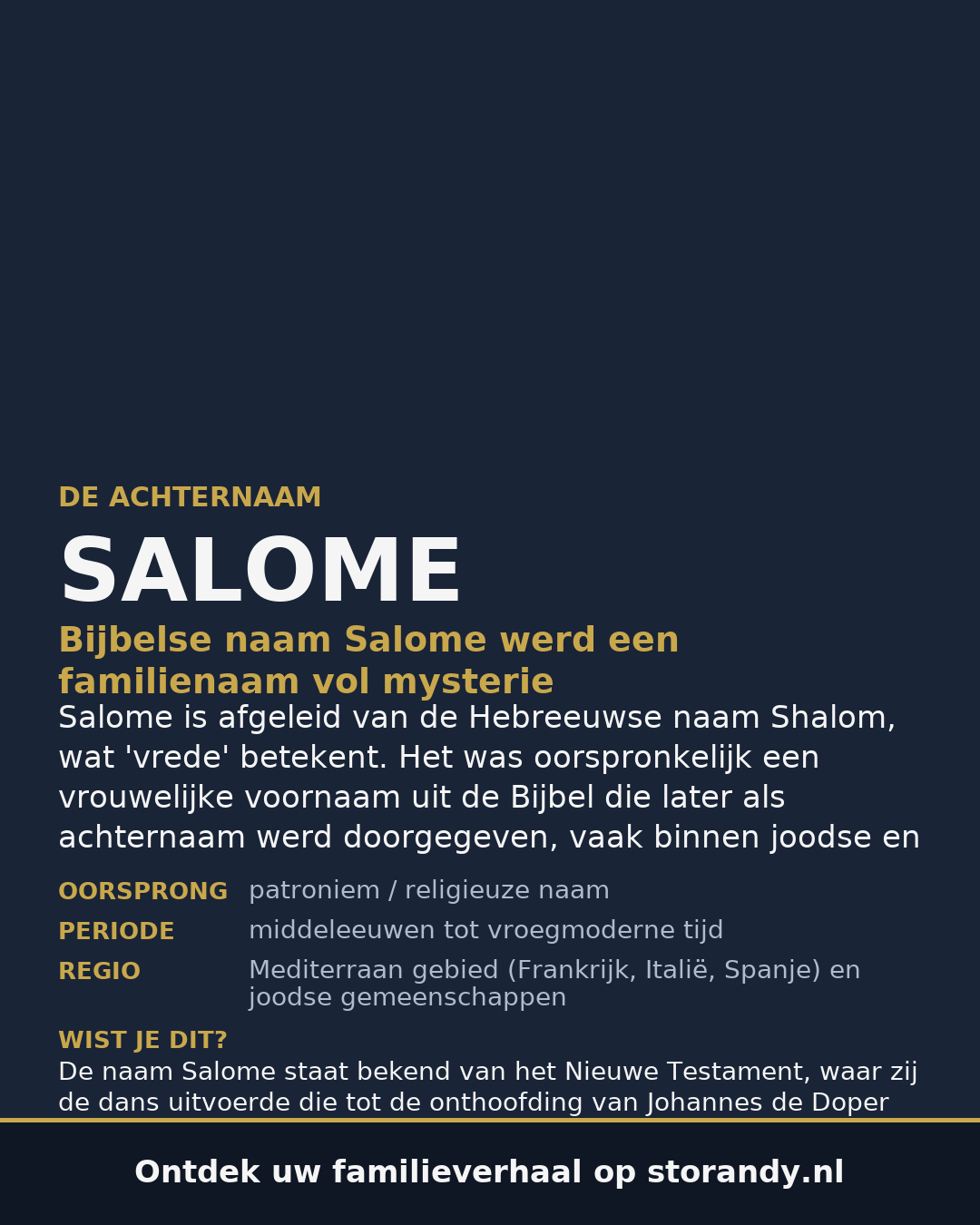 Familiewapen van de achternaam SALOME