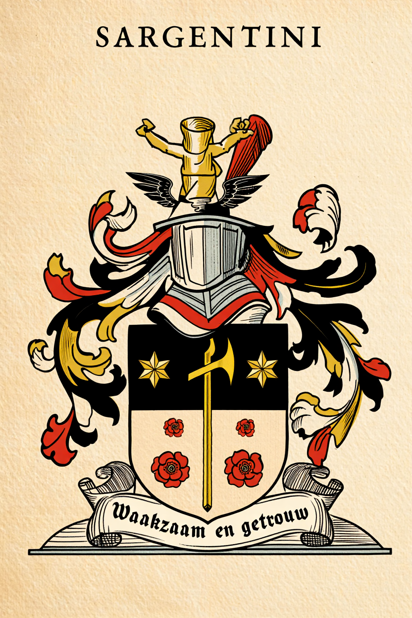 Familiewapen van de achternaam SARGENTINI