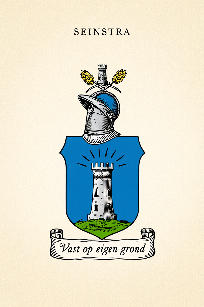 Familiewapen van de achternaam SEINSTRA (vergrendeld)