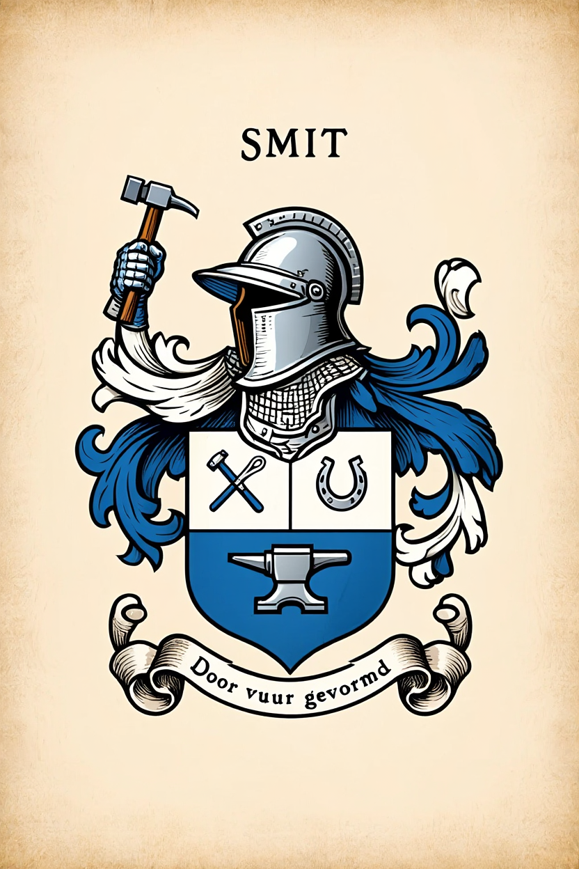 Familiewapen van de achternaam SMIT