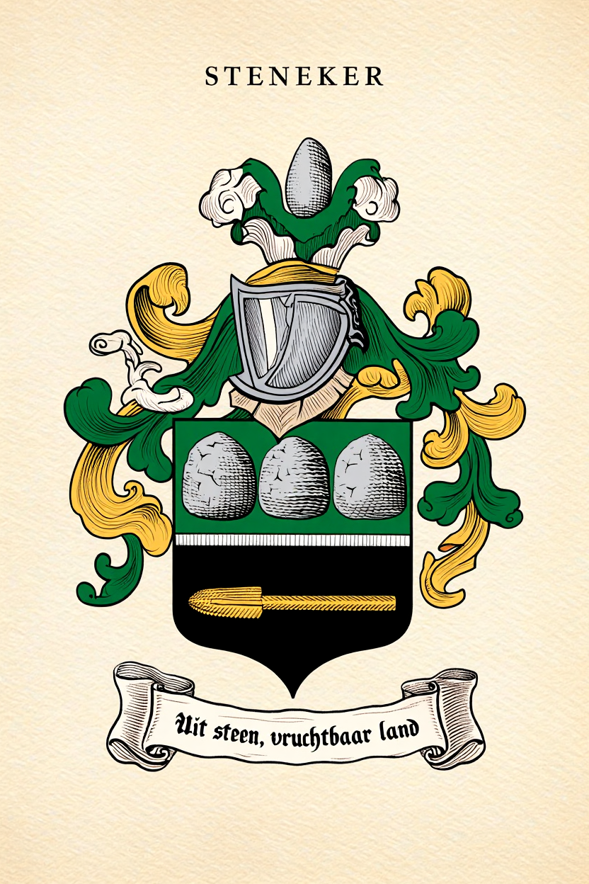 Familiewapen van de achternaam STENEKER