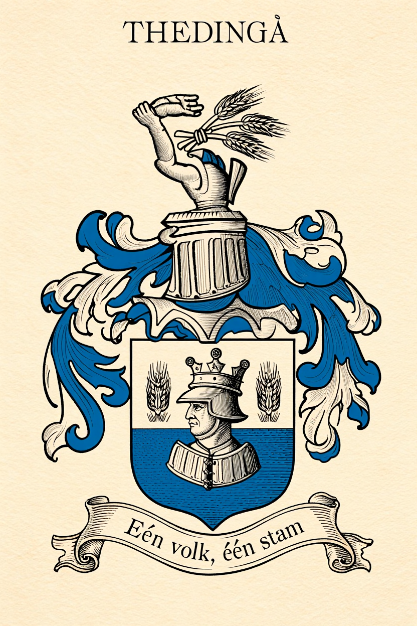 Familiewapen van de achternaam THEDINGÁ