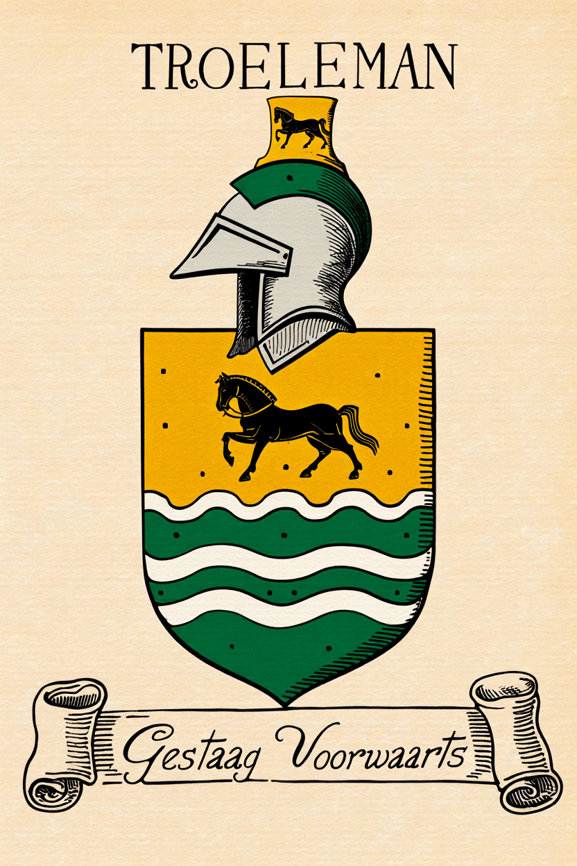 Familiewapen van de achternaam TROELEMAN