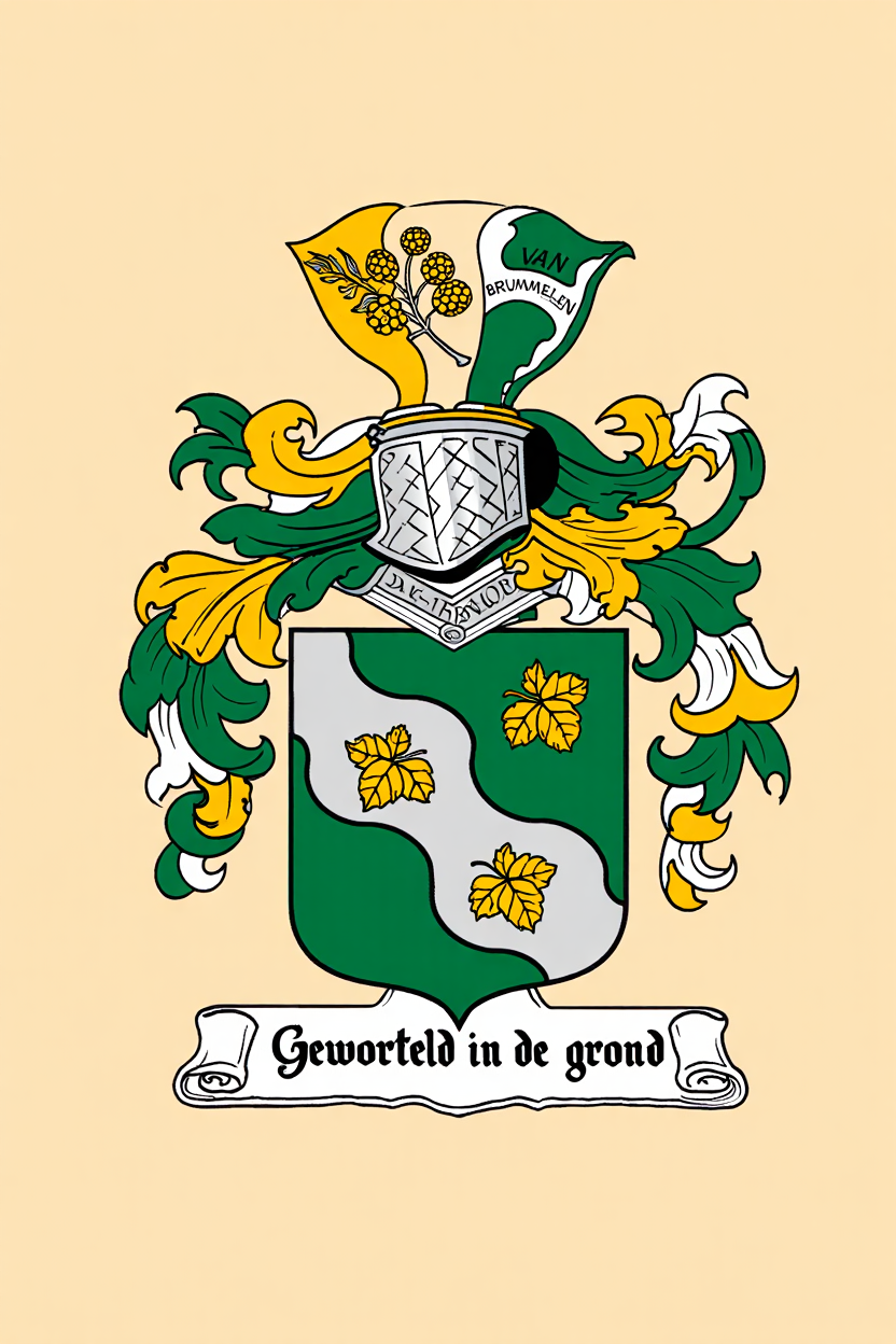 Familiewapen van de achternaam VAN BRUMMELEN