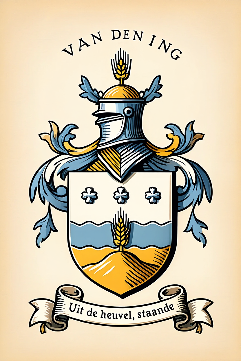 Familiewapen van de achternaam VAN DEN ING