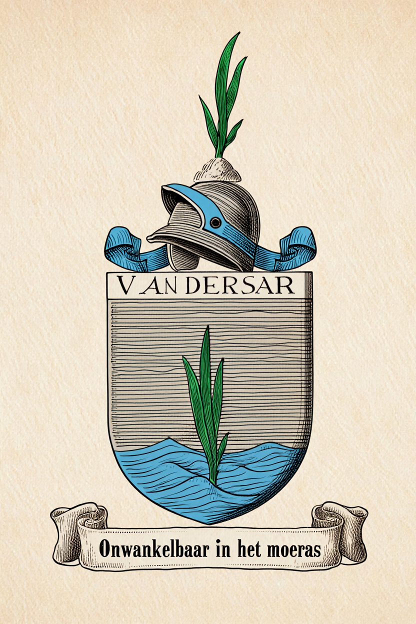 Familiewapen van de achternaam VAN DER SAR