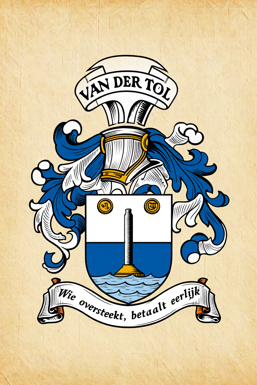 Familiewapen van de achternaam VAN DER TOL