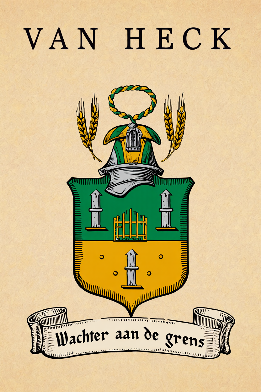Familiewapen van de achternaam VAN HECK