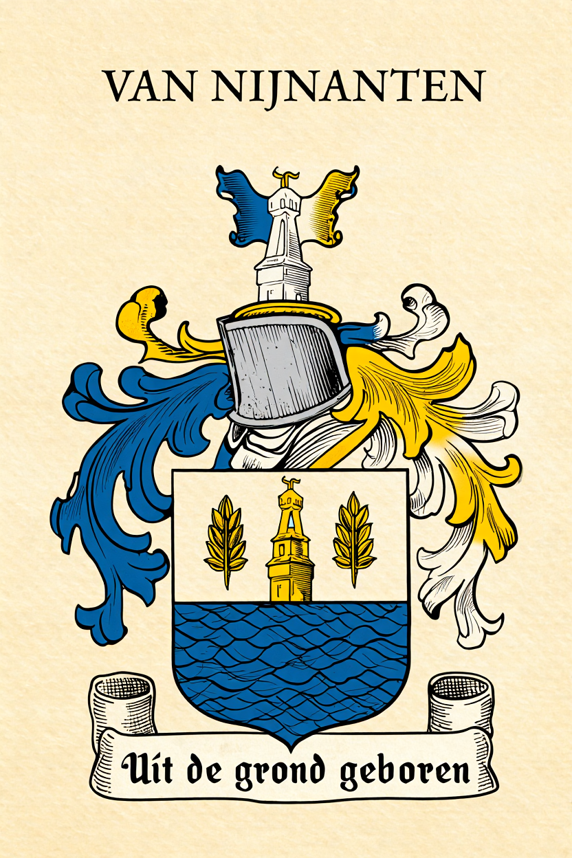 Familiewapen van de achternaam VAN NIJNANTEN
