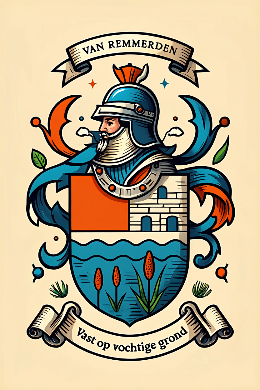 Familiewapen van de achternaam VAN REMMERDEN