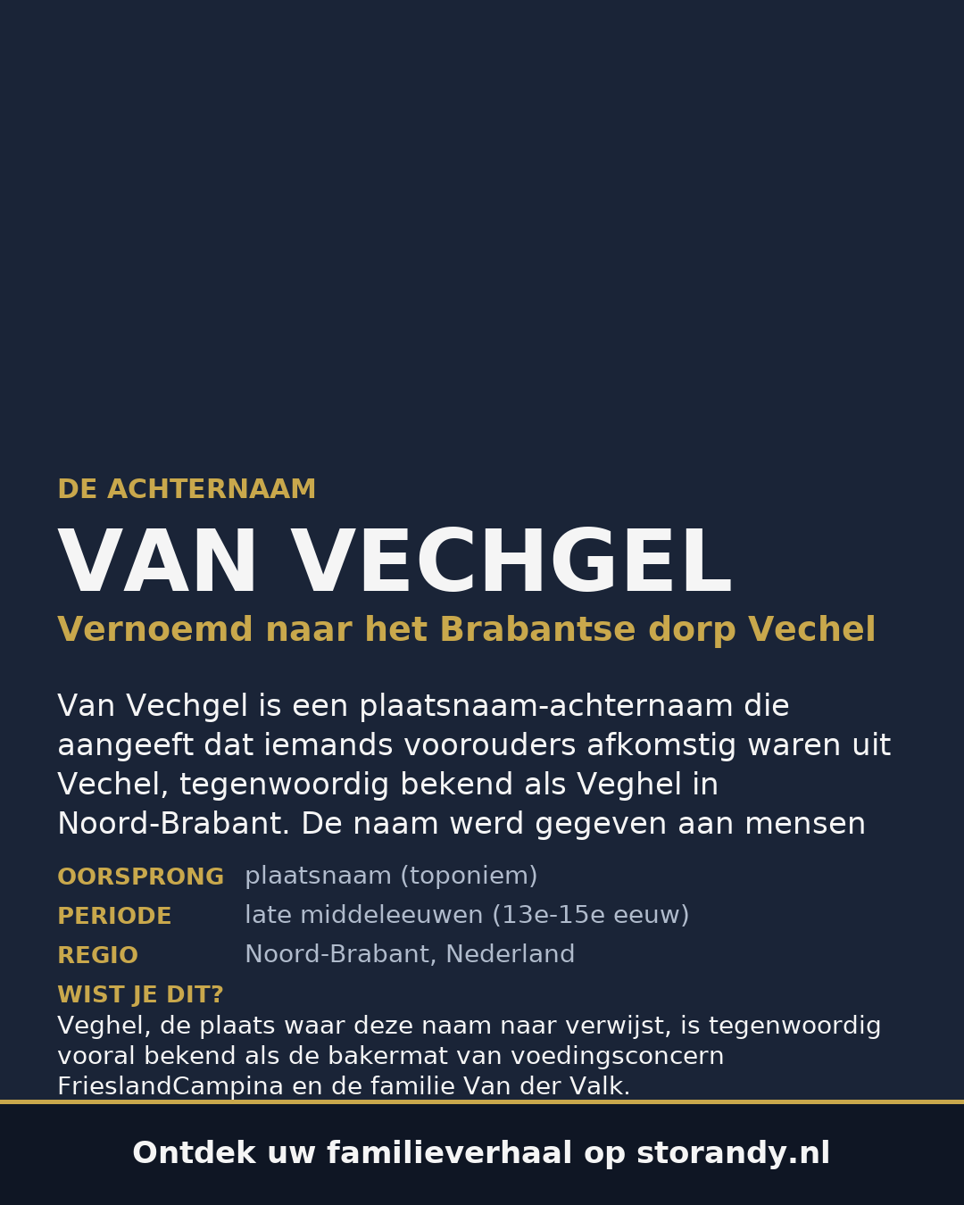 Familiewapen van de achternaam VAN VECHGEL