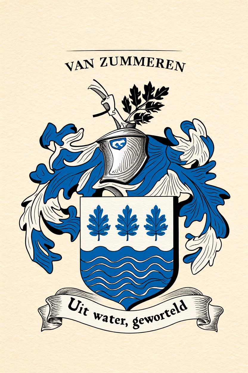 Familiewapen van de achternaam VAN ZUMMEREN