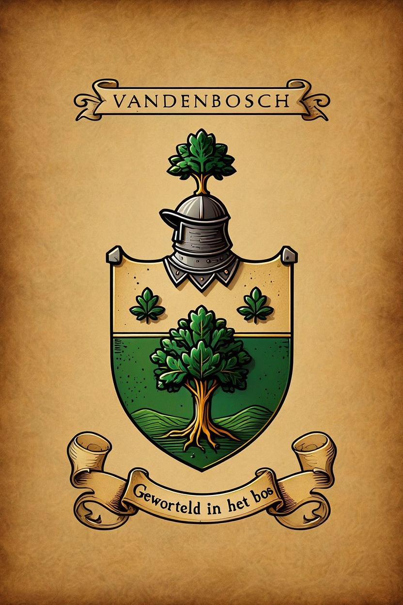 Familiewapen van de achternaam VANDENBOSCH