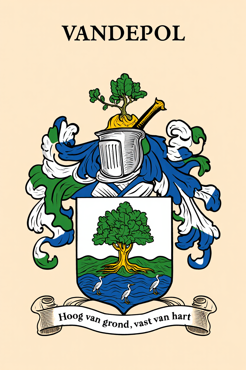 Familiewapen van de achternaam VANDEPOL