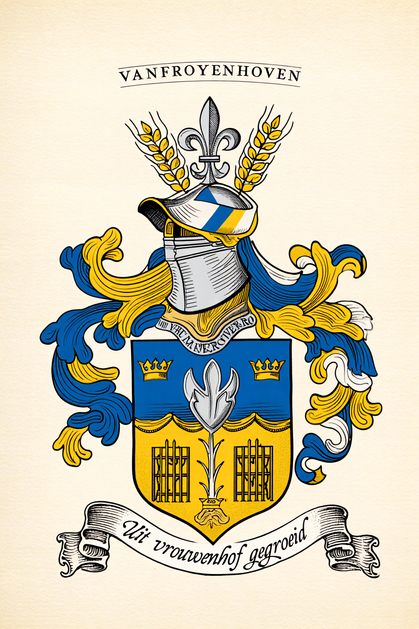 Familiewapen van de achternaam VANFROYENHOVEN