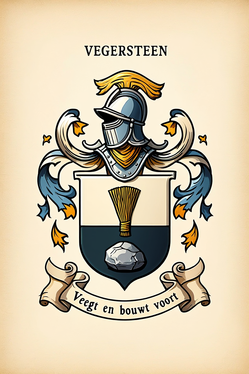Familiewapen van de achternaam VEGERSTEEN