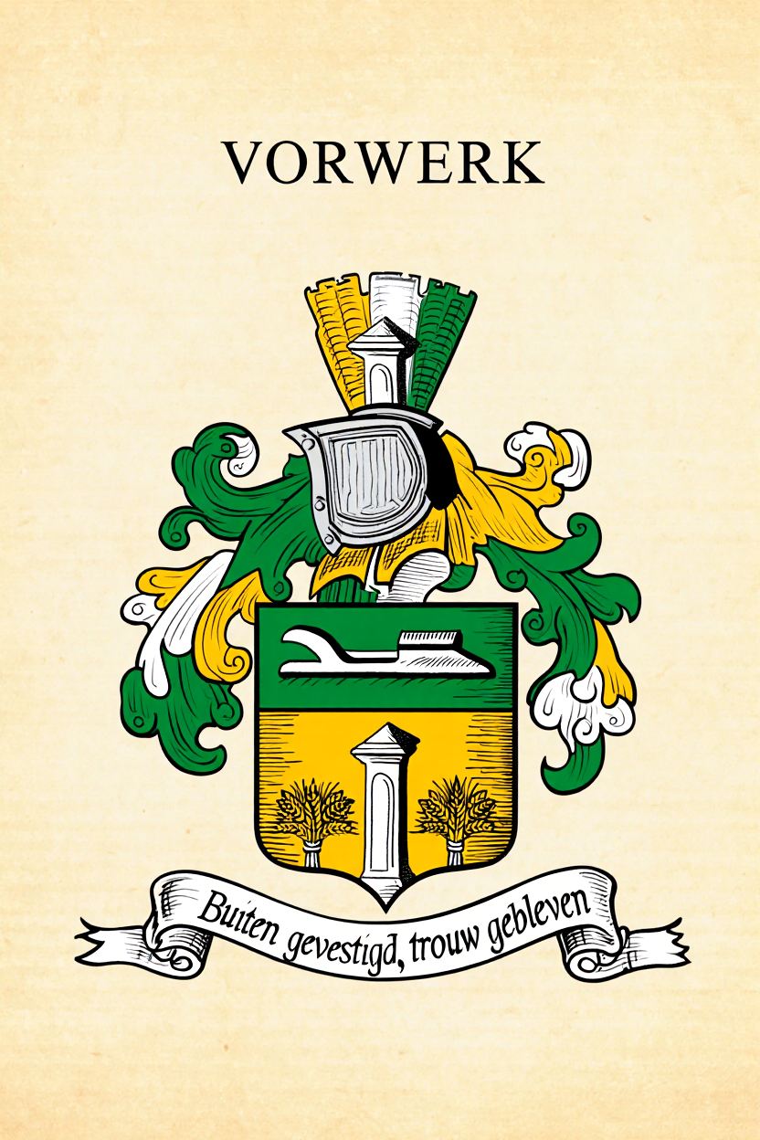 Familiewapen van de achternaam VORWERK