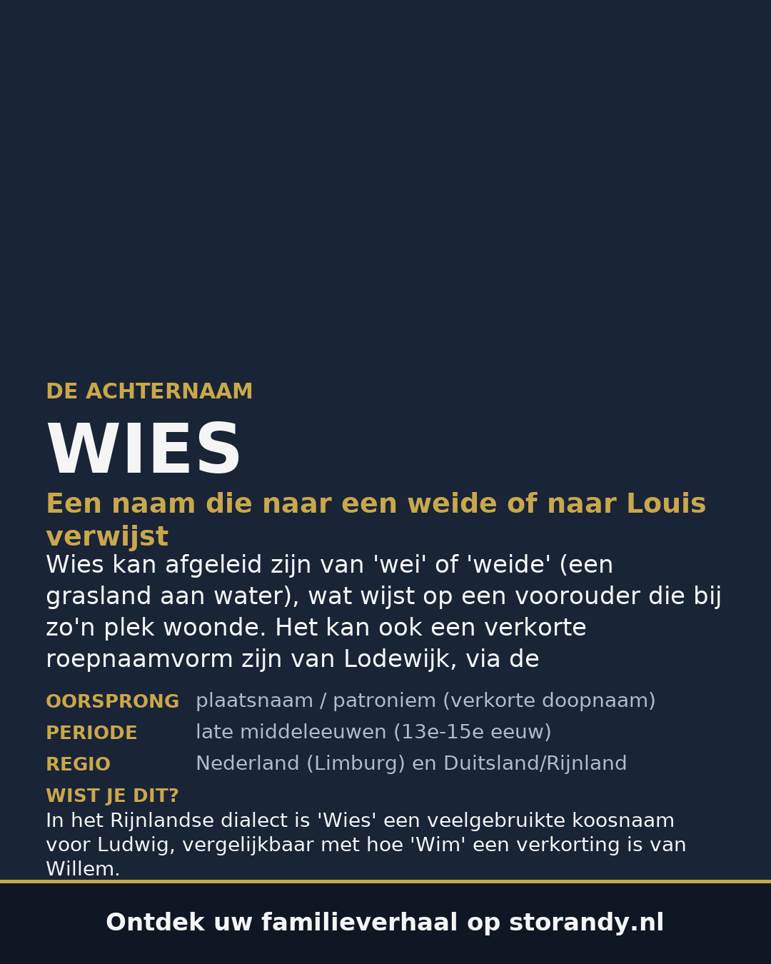 Familiewapen van de achternaam WIES