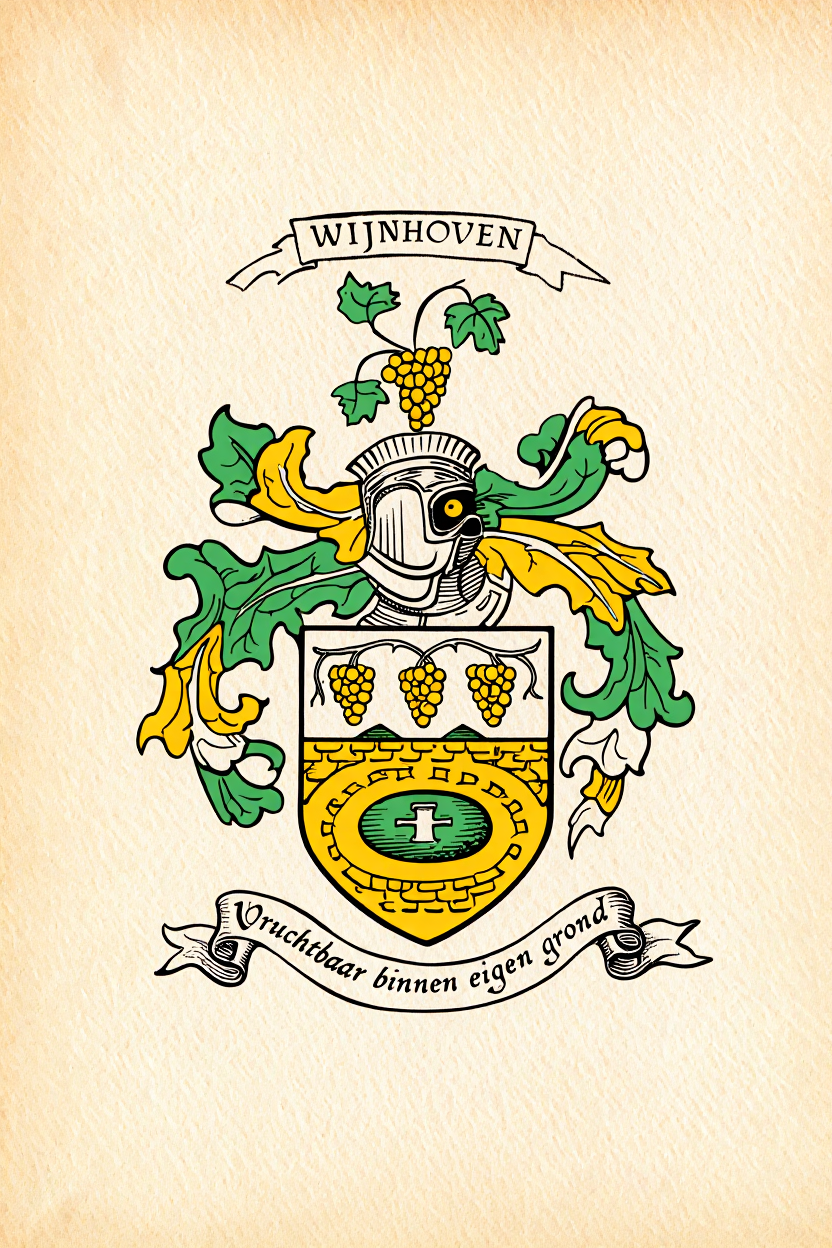 Familiewapen van de achternaam WIJNHOVEN