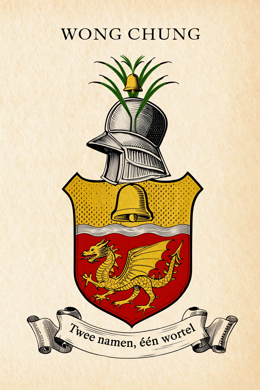 Familiewapen van de achternaam WONG CHUNG (vergrendeld)
