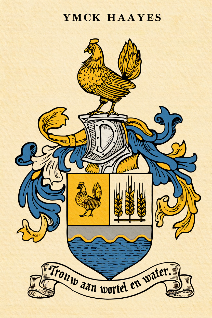 Familiewapen van de achternaam YMCK HAAYES