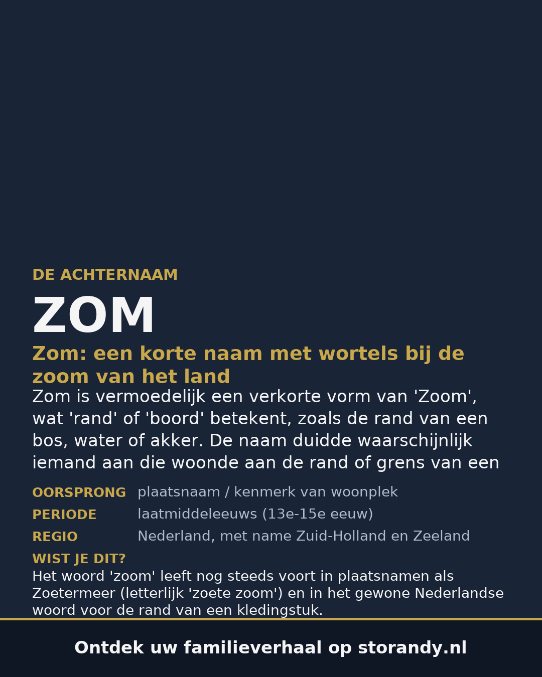 Familiewapen van de achternaam ZOM
